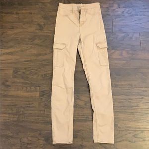 Khaki cargo pants